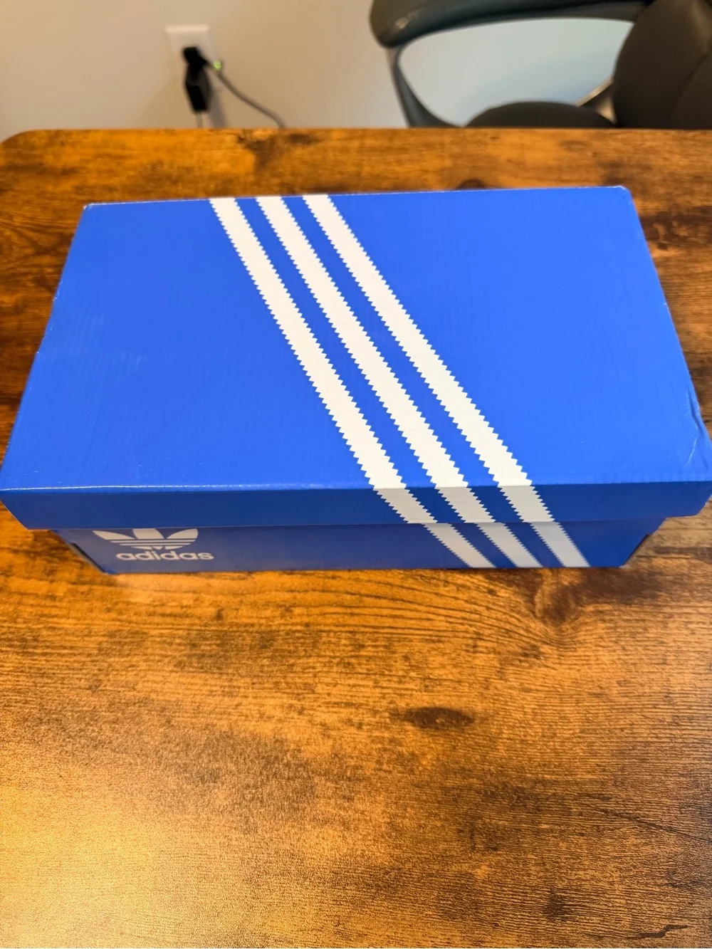 Adidas Gazelle Kids Suede Sneaker - Purple with Neon Green Stripes 5Y/6W